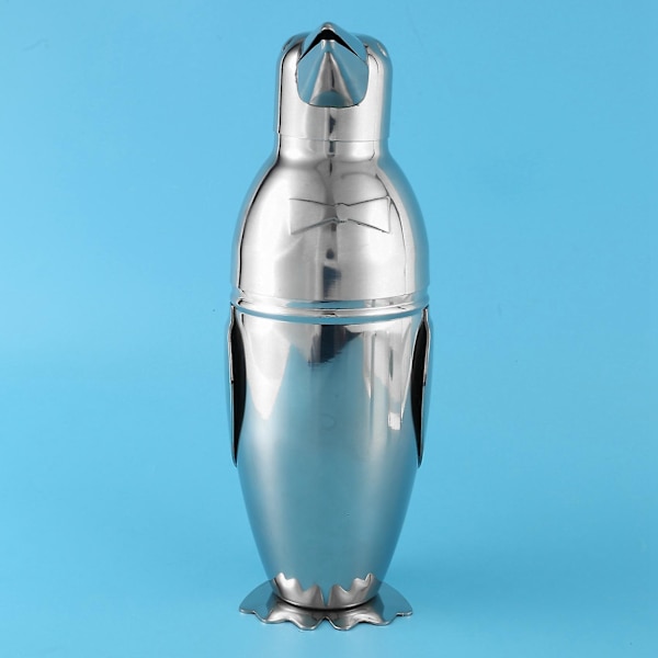 4X 500ml Cocktail Shaker, Kreativ Pingvin Rustfrit Stål Bar Bartender Drikke Mixer Shakerkande, Vin