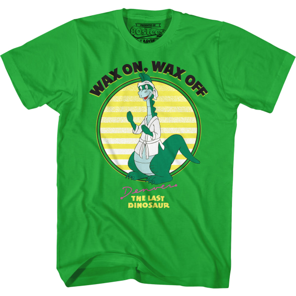 Wax On Wax Off Denver Den Sidste Dinosaur T-Shirt L