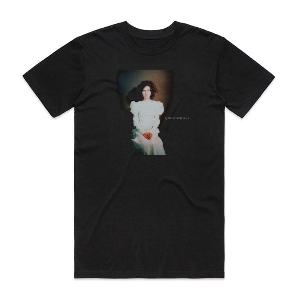 PJ Harvey White Chalk 1 Album Cover T-Shirt Svart L