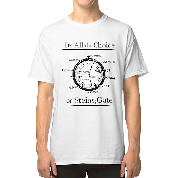 Steins;Gate T-shirt - Vælg din størrelse M