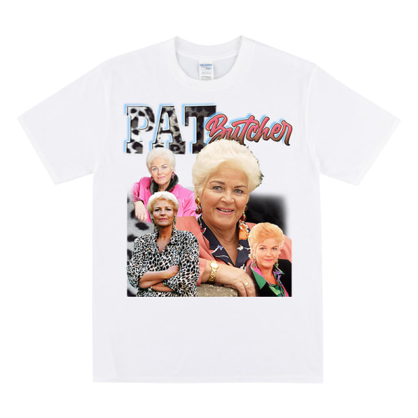 PAT BUTCHER Hyllningströja för Eastenders-fans White L