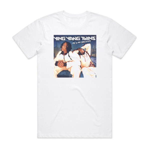 Ying Yang Twins Me My Brother Album Cover T-shirt Vit XL