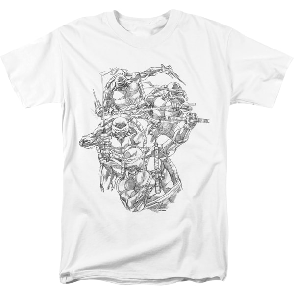 Sketches Teenage Mutant Ninja Turtles T-skjorte M