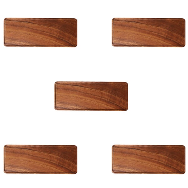 5X South American walnut tray, solid wood wooden afternoon tea tray, fruit tray, simple coffee shop