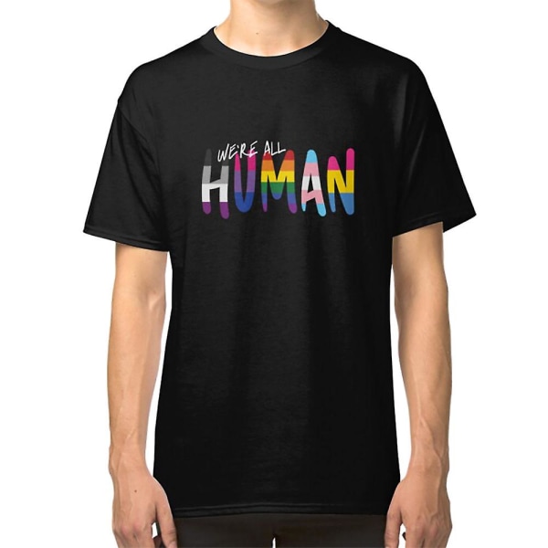 Human_handwritten, various flags 1 T-shirt S