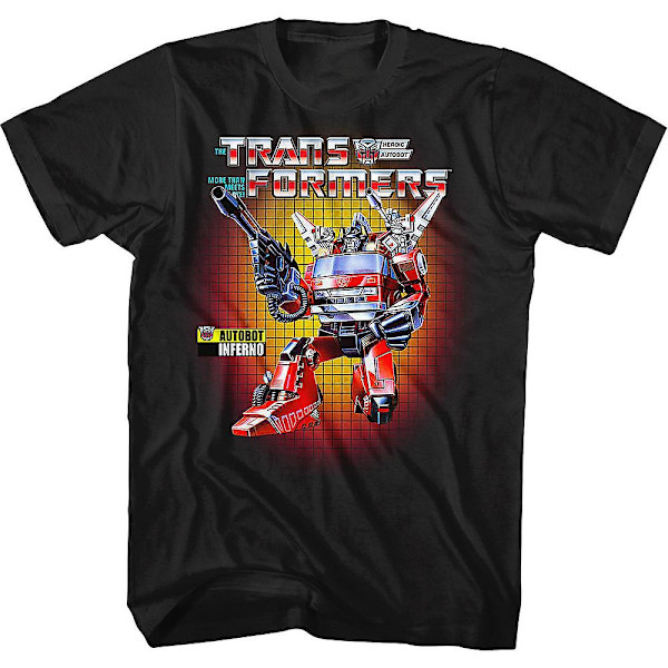 Box Art Inferno Transformers T-paita M