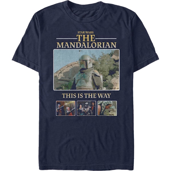 This Is The Way Collage The Mandalorian Star Wars T-shirt M
