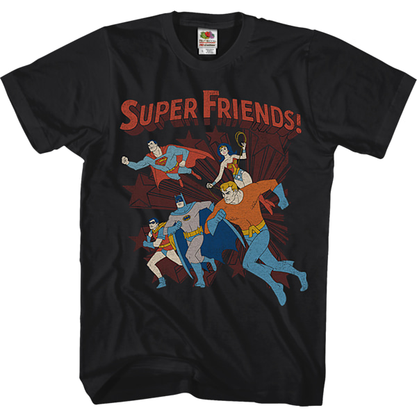 Super Friends DC Comics T-paita Uusi L