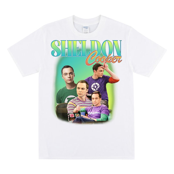 SHELDON COOPER Hyllningströja White L