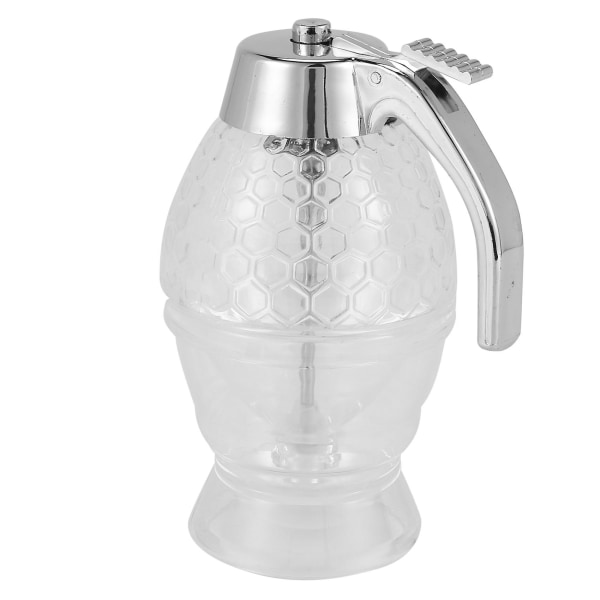 Honey dispenser, non-drip syrup sugar container with stand, beautiful honey comb honeypot, Syru