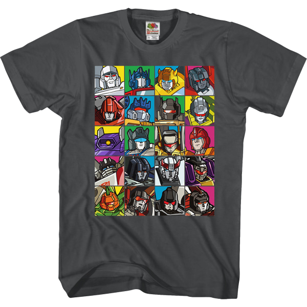Robot Collage Transformers -paita XL