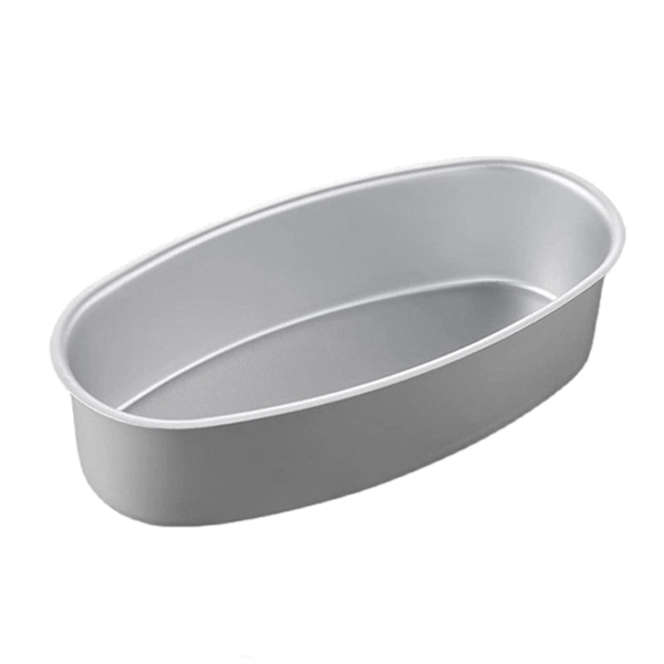 20 st Mini Oval Äggformade Aluminiumlegering Metall Ostbricka Kaktform Brödform Pajhållare Pöl