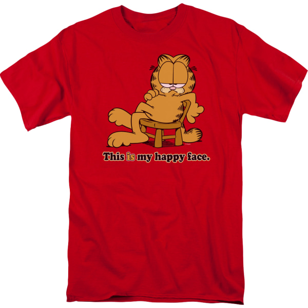 Happy Face Garfield T-shirt S