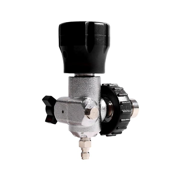 G5/8-14 Scuba Valve Regulator Fyldestationsslange Inflation Connector, Sort