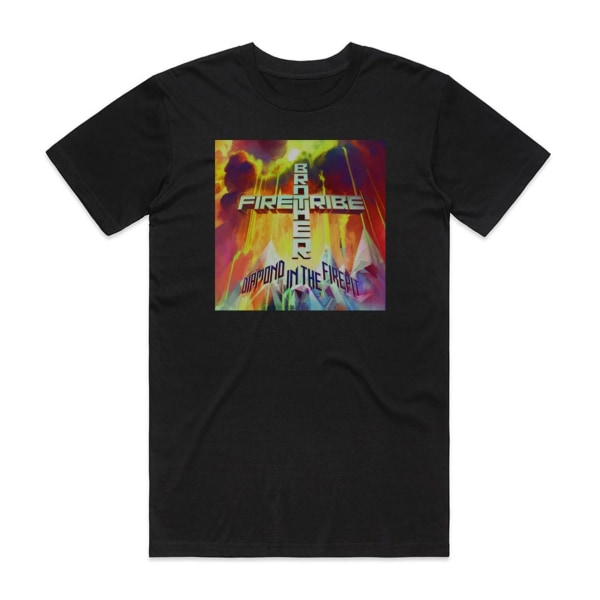 Brother Firetribe Diamond In The Firepit Album Cover T-Shirt Black L