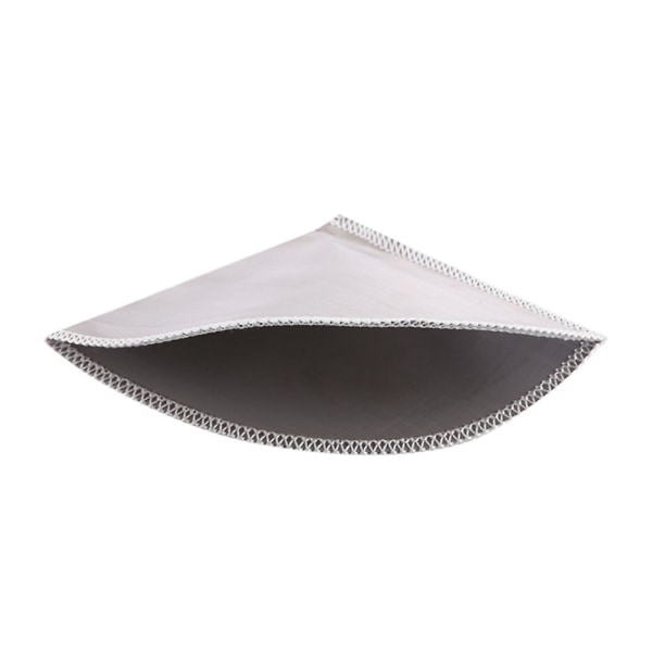 2 stk genanvendelige kaffefiltre i rustfrit stål, keglefilter til 2-3 kopper