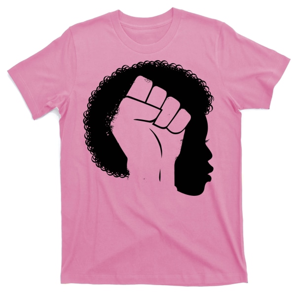 Afro Fist Kvinders Rettigheder T-shirt XL