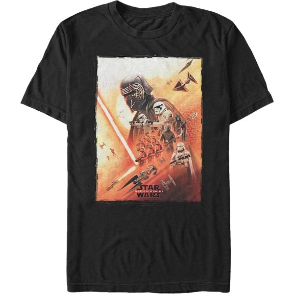 The Rise Of Skywalker Mørke Side Poster Star Wars T-Shirt M