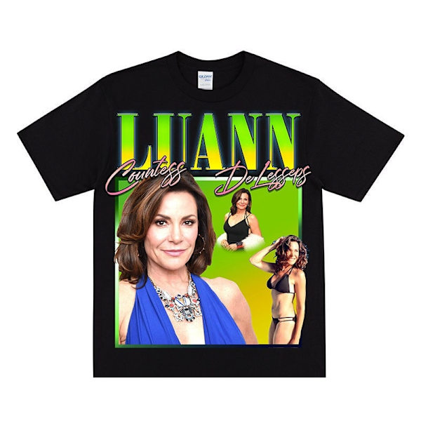 COUNTESS LUANN T-paita Naisille RHONY-paita Todellisille Kotiäideille Black L