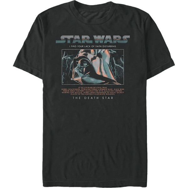 Darth Vader Kuolemantähti Tähtien sota T-paita XXXL