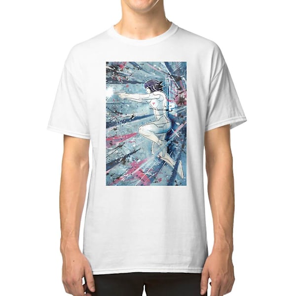 Major från Ghost in the Shell Vattenfärgstycke T-shirt M