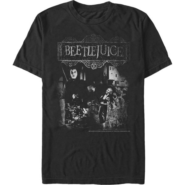 Lydia og Beetlejuice T-shirt XXXL