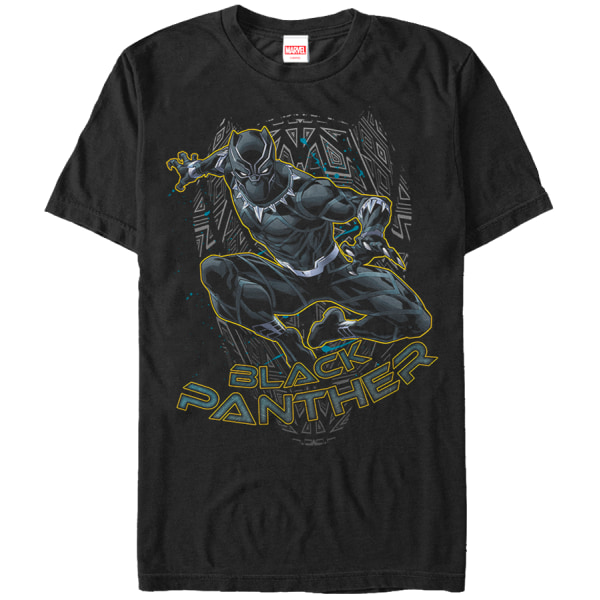 Action Pose Black Panther T-shirt Ny L