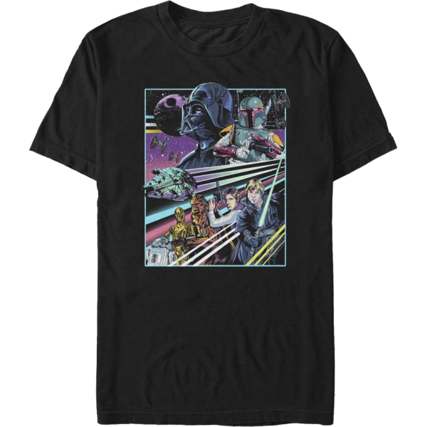 Neon Poster God vs Ondska Star Wars T-shirt XL