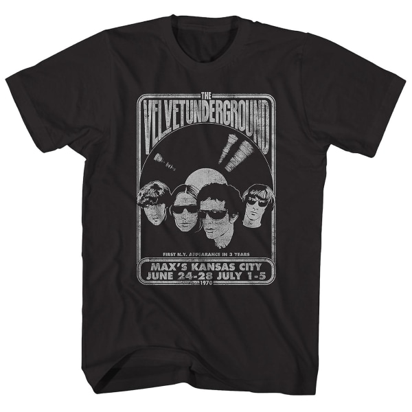 The Velvet Underground T Shirt Maxs Kansas City The Velvet Underground Shirt S