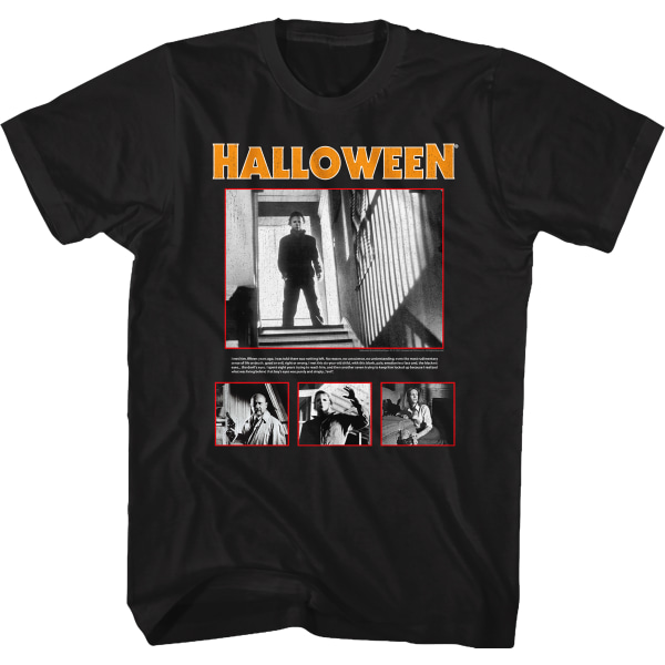 Ondskabsfuld Collage Halloween T-shirt XXL