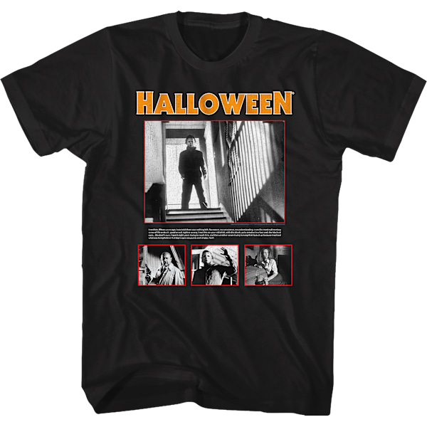Ondskabsfuld Collage Halloween T-shirt XXXL