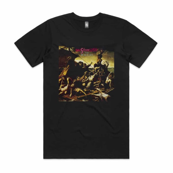 The Pogues Rum Sodomy And The Lash Album Cover T-skjorte Svart S