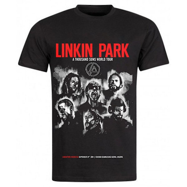 Linkin Park T-paita Musta A Thousand Suns Tour S