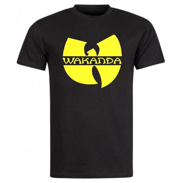 Wakanda T-paita Noir Wakanda Wu Tang Musta Pantteri XL