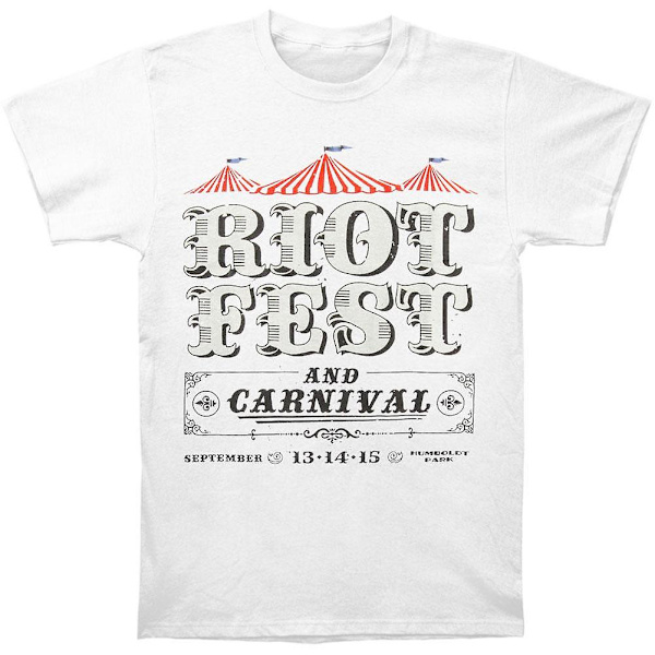 Riot Fest Chicago Tapahtuma 2013 T-paita L