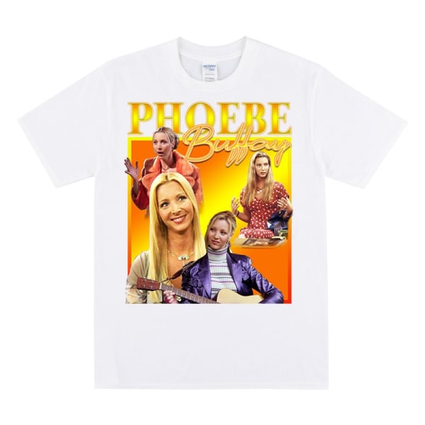 PHOEBE BUFFAY Hyllest T-skjorte White M