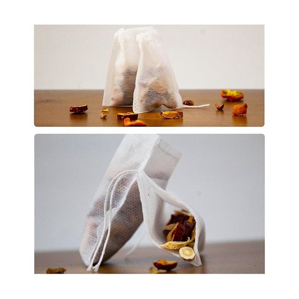 500 st Cold Brew Kaffeefilter Engångs Fint Masknät Påse Espresso Iskaffe Maker Varm Te