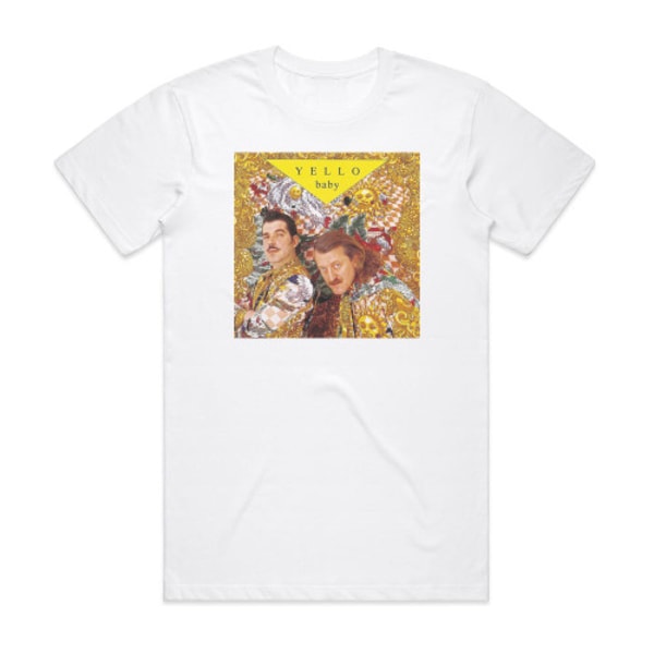 Yello Baby 2 Album Cover T-Shirt Vit M