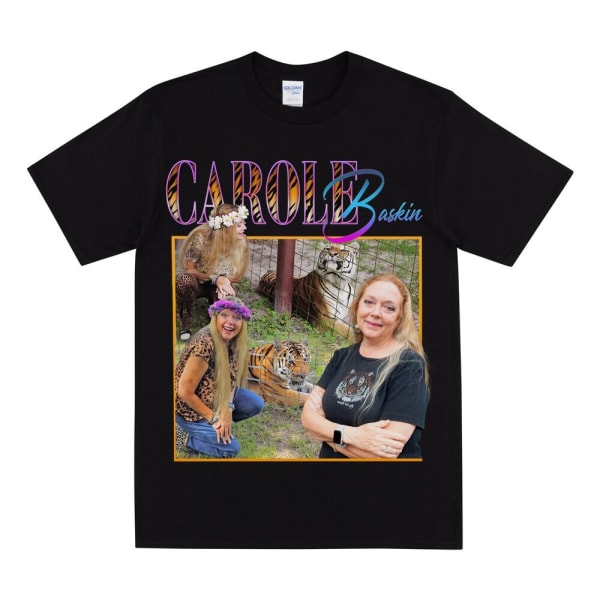 CAROLE BASKIN Hyllest T-skjorte Black XXXL