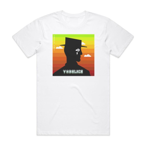 Yodelice Square Eyes Album Cover T-Shirt Vit M