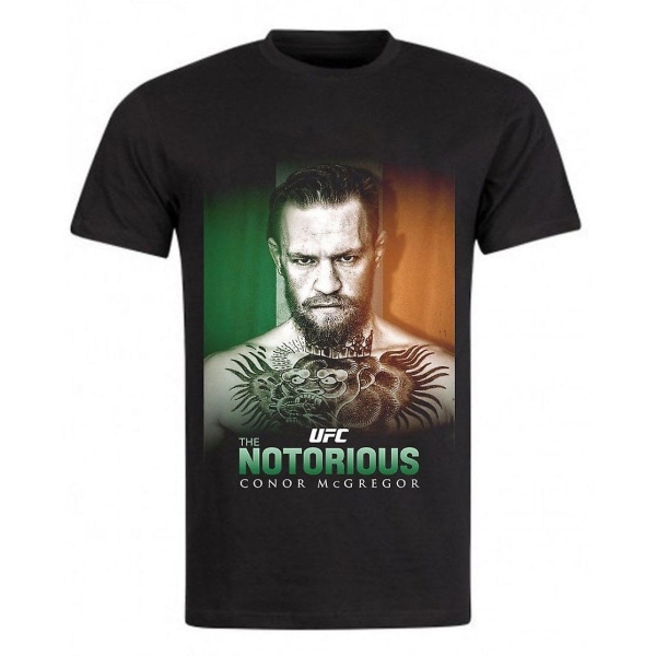 Conor McGregor T-shirt Svart UFC The Notorious S