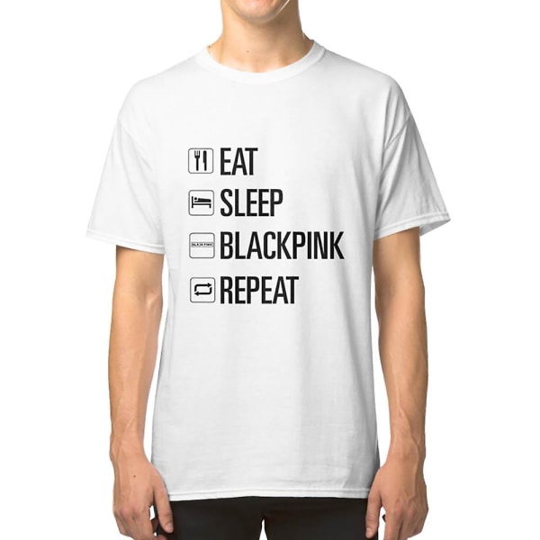 endast svartrosa T-shirt L