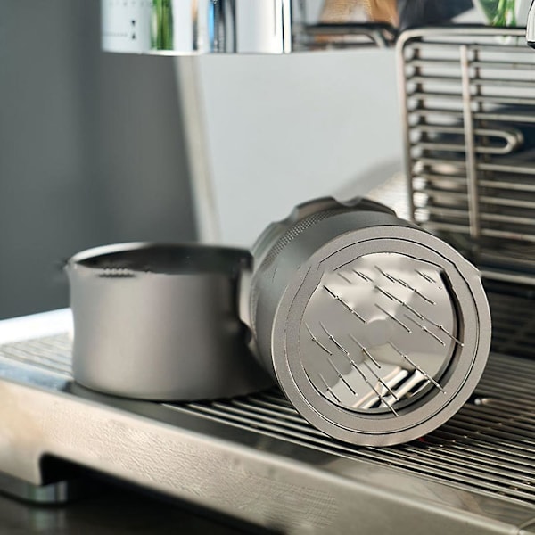 51mm kaffepulveromrörare i aluminiumlegering med 22 nålar, agglomeratbrytare med bas c