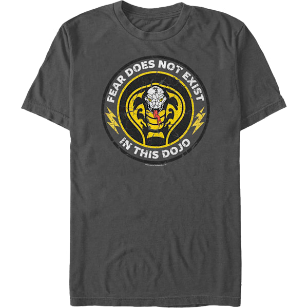Frygt Eksisterer Ikke I Denne Dojo Cobra Kai T-Shirt M