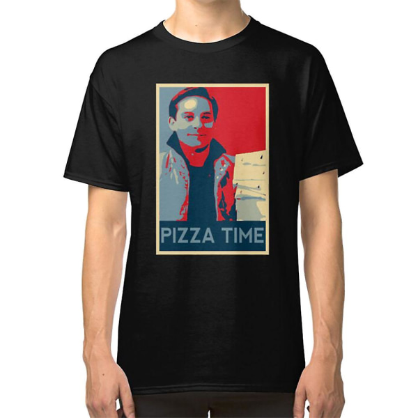 Pizza Time Poster T-shirt S