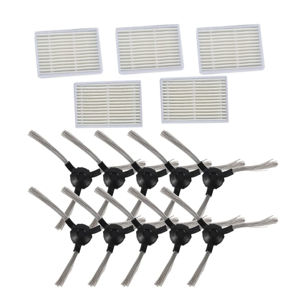 15-pack Robotdammsugare Borst Sidoborstar för Midea Vcr15 Midea Vcr16 Robotdammsugare