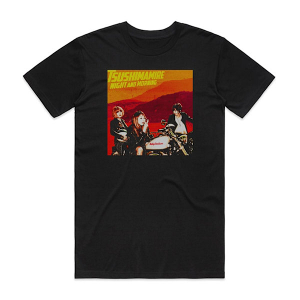TsuShiMaMiRe Yö ja Aamu Albumin Kansi T-paita Musta XL