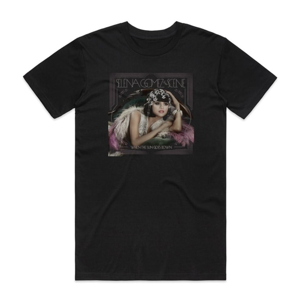 Selena Gomez and The Scene When The Sun Goes Down 1 Album Cover T-shirt Sort S