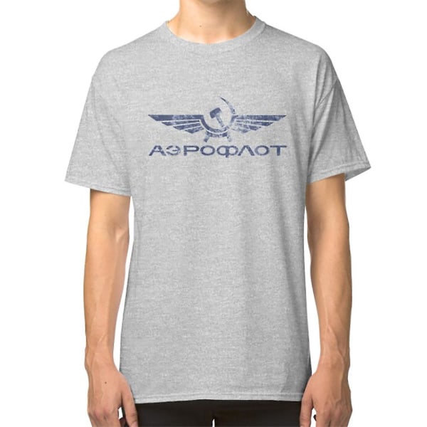 Aeroflot logo T-shirt white L