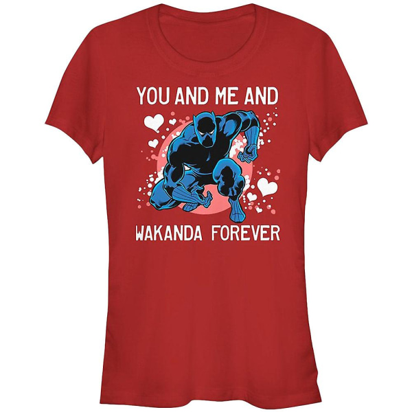 Junior You And Me And Wakanda Forever Musta Pantteri -paita M